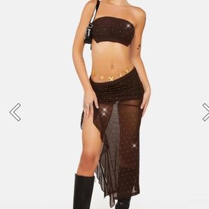 Dolls Kill Two Piece Skirt Set